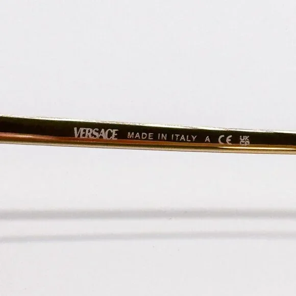 NEW VE2282 1002/AK VERSACE GOLD PINK SUNGLASSES VE2282 1002AK - Picture 9 of 10